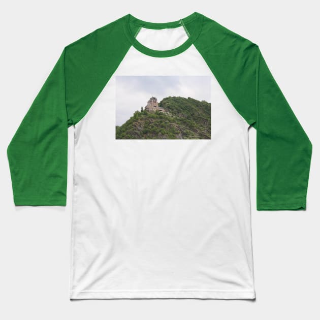 Rheinfels Castle above Sankt Goar Baseball T-Shirt by Christine aka stine1